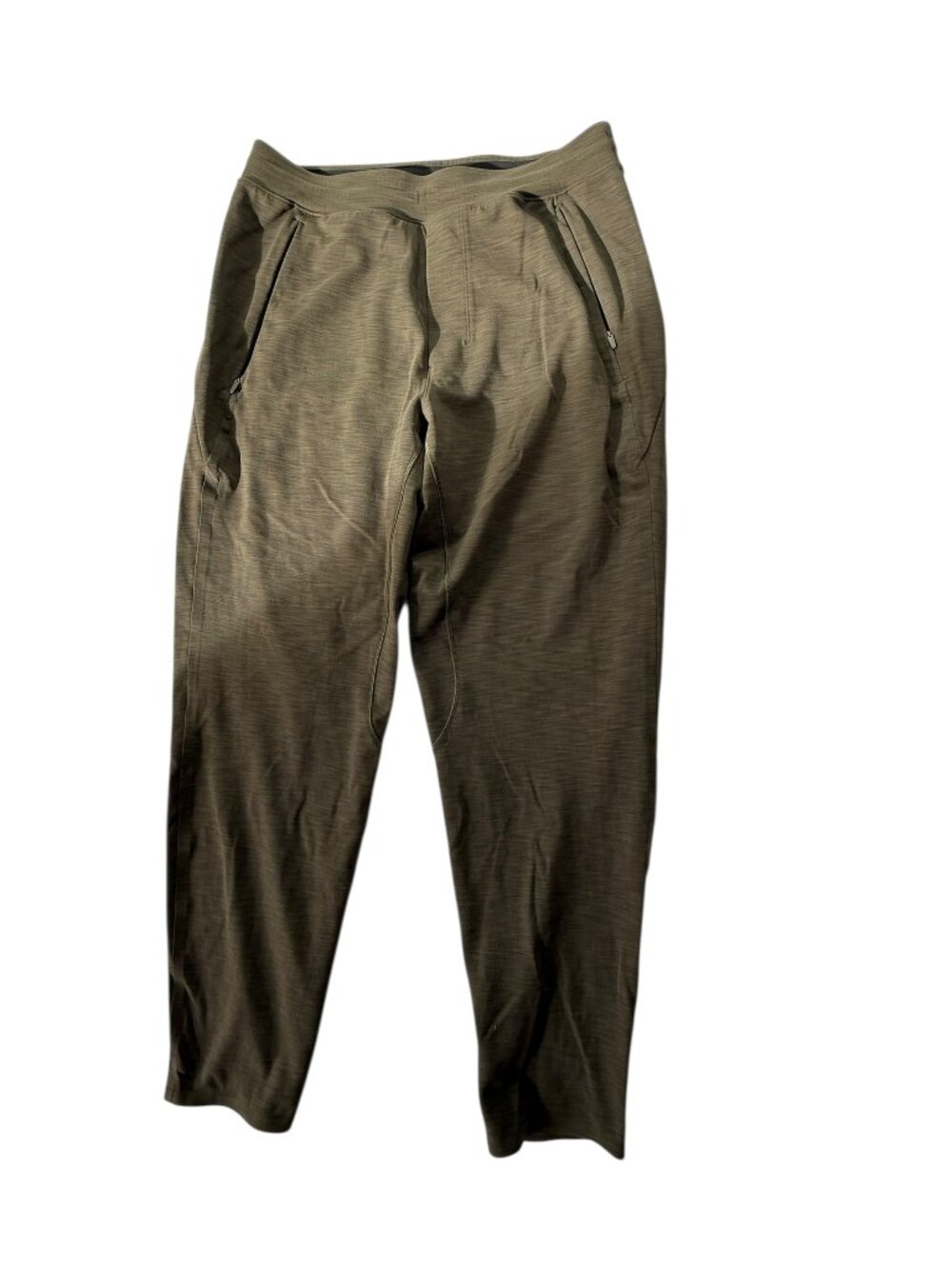 Lululemon Sweatpants Joggers Brown Size Men's Medium Zippered pockets 27" inseam